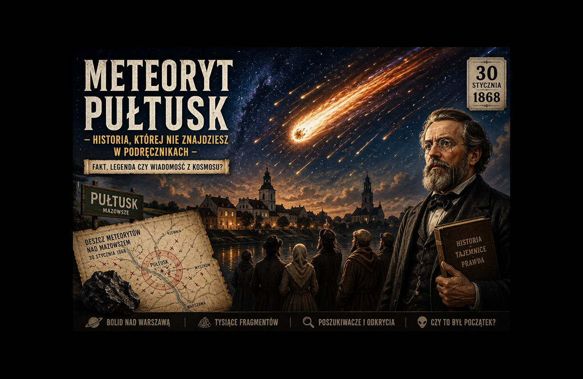 Tajemnica meteorytu Pułtusk. Czy ktoś zostawił wiadomość z kosmosu?
